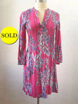 Lilly Pulitzer Pink Cotton Dress Size Xs