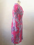 Lilly Pulitzer Pink Cotton Dress Size Xs