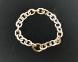 Tiffany & Co. 14K & Sterling Circle Bracelet