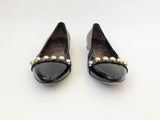 Agl Studded Ballet Flat Size 39 It 9 (9 Us)