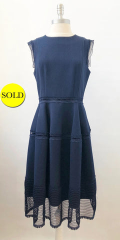 Gerard Darel Blue Dress Size 40 Fr (8 Us)