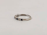 Bony Levy 18K Diamond And Sapphire Ring Size 6