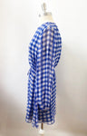 NEW Diane Von Furstenberg Silk Checkered Dress Size 4