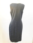 St. John Leather Trim Dress Size 12