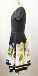 Ted Baker Floral Fit And Flare Dress Size 2 (6 Us)