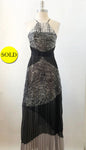 BCBG Max Azria Pleated Maxi Dress Size 0