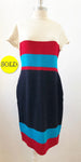 St. John Knit Stripe Dress Size 14
