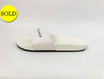 Balenciaga White Slide Size 40 It (10 Us)