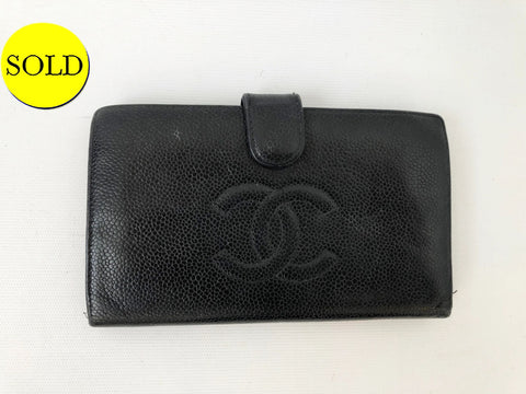 Chanel Caviar Leather French Purse