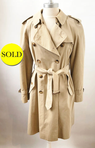 Burberry London Trench Coat Size 8