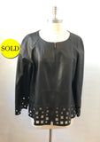 Joseph Ribkoff Leather Jacket Size L