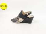 NEW Agl Tri-Color Sandal Size 39.5 It (9.5 Us)