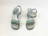 Robert Clergerie Beaded Wedge Size 7.5