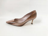 Manolo Blahnik Ombre Snakeskin Pump Size 37.5 It (7.5 Us)