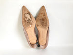 Manolo Blahnik Ombre Snakeskin Pump Size 37.5 It (7.5 Us)