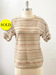 Brunello Cucinelli Metallic Top Size S