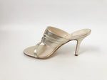 Christian Dior Gold Mule Size 37 It (7 Us)