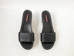 Prada Black Leather Slide Size 38 It (8 Us)