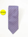 Hermès Purple Silk Tie
