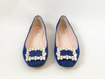 Kate Spade Suede Embellished Ballet Flat Size 8