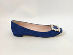 Kate Spade Suede Embellished Ballet Flat Size 8