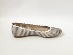 Chloe Scalloped Perforated Ballet Flat