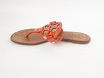 Tory Burch Orange Flip-Flops Size 7