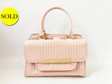 Pink Patent Leather Top Handle Bag