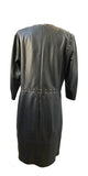 Worth Blue Leather Studded Dress Size 14