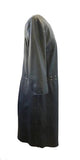 Worth Blue Leather Studded Dress Size 14