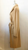 Max Mara Belted Camel Coat Size 12
