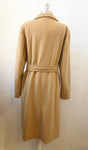 Max Mara Belted Camel Coat Size 12
