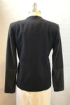 Maje Wool With Leather Trim Blazer Size Xs