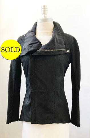 VEDA Leather Jacket Size S