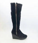 Diane Von Furstenberg Shearling Lined Boots Size 7
