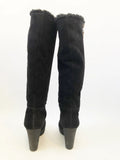 Diane Von Furstenberg Shearling Lined Boots Size 7