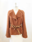 Akris Belted Mohair Jacket Size 10