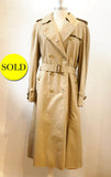 Burberry Prorsum Trench Coat Size 16