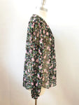 Veronica Beard Floral Blouse Size 2