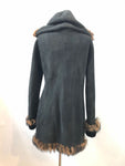 Blue Duck Hooded Shearling Coat Size S