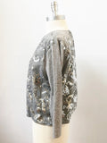 NEW Neiman Marcus Cashmere Sequin Cardigan Size Large