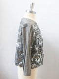 NEW Neiman Marcus Cashmere Sequin Cardigan Size Large