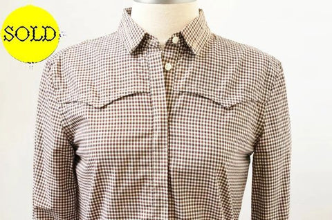 Brunello Cucinelli Plaid Monila Shirt Size S