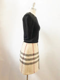 Burberry Wool Check Skirt Size 4