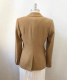 Brooks Brothers Loro Piana Camel Cashmere Blazer Size 2