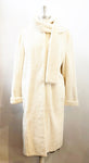 Jil Sander Sheared Mink Coat & Scarf Size 42 Fr (M / 10 Us)