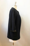 Crippen Coat With Leather Trim Size S
