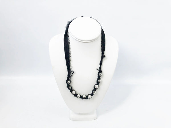 leeENoir■Black Ribbon Pearl Necklace ネックレス/送料関税込 30827t_1_lanvin-pearl-and-