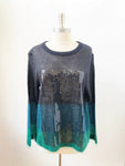 Marc Cain Mohair Sequin Sweater Size L