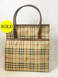 Haymarket Tote With Leather Trim